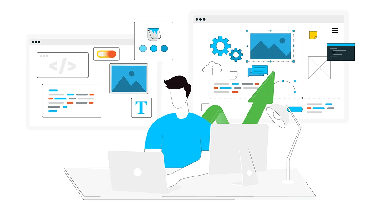 Custom Software Development illustration